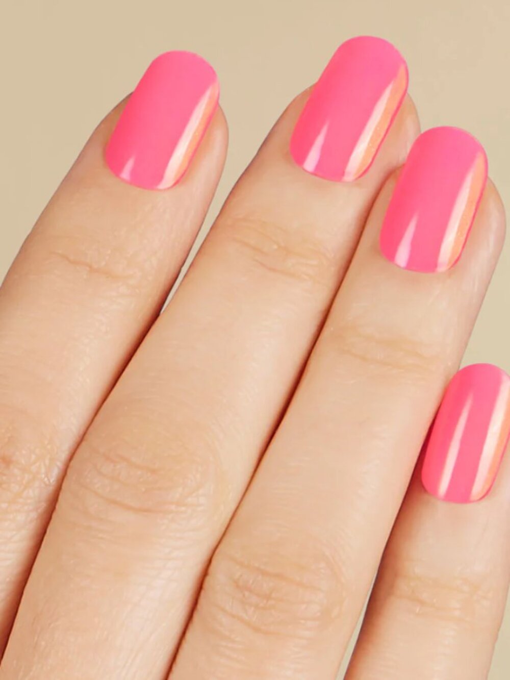 Kleo Kolor LED Gel Nail Strips Tropical Punch Pink 32 Strips NEW